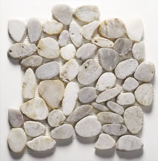 Riverstone_White_Flat_Cut_Pebble_Mosaic